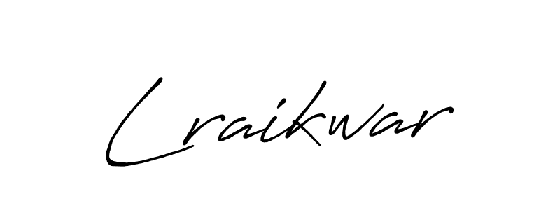 if you are searching for the best signature style for your name Lraikwar. so please give up your signature search. here we have designed multiple signature styles  using Antro_Vectra_Bolder. Lraikwar signature style 7 images and pictures png