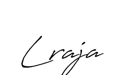 Lraja stylish signature style. Best Handwritten Sign (Antro_Vectra_Bolder) for my name. Handwritten Signature Collection Ideas for my name Lraja. Lraja signature style 7 images and pictures png