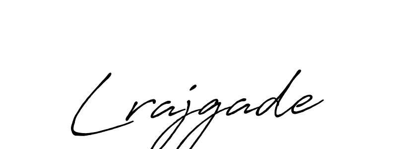 How to make Lrajgade signature? Antro_Vectra_Bolder is a professional autograph style. Create handwritten signature for Lrajgade name. Lrajgade signature style 7 images and pictures png