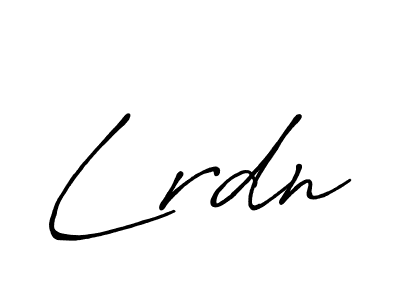 How to make Lrdn signature? Antro_Vectra_Bolder is a professional autograph style. Create handwritten signature for Lrdn name. Lrdn signature style 7 images and pictures png