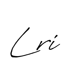 How to make Lri name signature. Use Antro_Vectra_Bolder style for creating short signs online. This is the latest handwritten sign. Lri signature style 7 images and pictures png