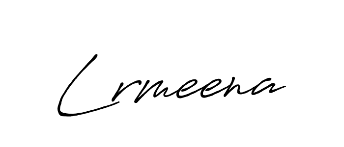 Make a beautiful signature design for name Lrmeena. With this signature (Antro_Vectra_Bolder) style, you can create a handwritten signature for free. Lrmeena signature style 7 images and pictures png