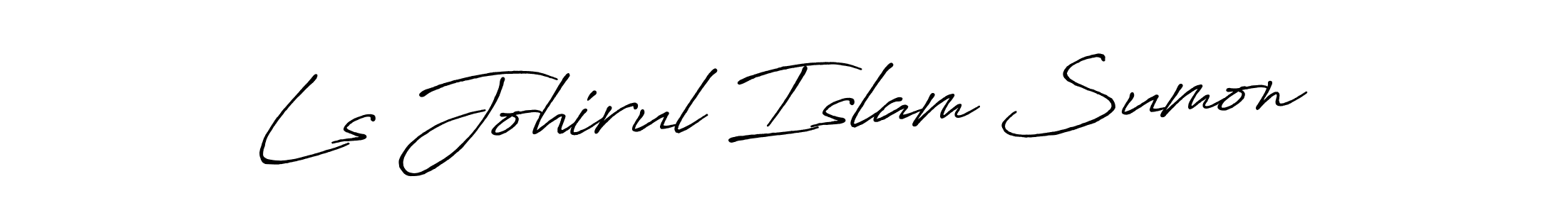 You can use this online signature creator to create a handwritten signature for the name Ls Johirul Islam Sumon. This is the best online autograph maker. Ls Johirul Islam Sumon signature style 7 images and pictures png