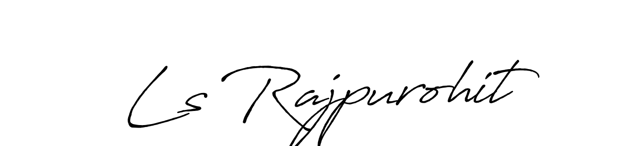 Also we have Ls Rajpurohit name is the best signature style. Create professional handwritten signature collection using Antro_Vectra_Bolder autograph style. Ls Rajpurohit signature style 7 images and pictures png
