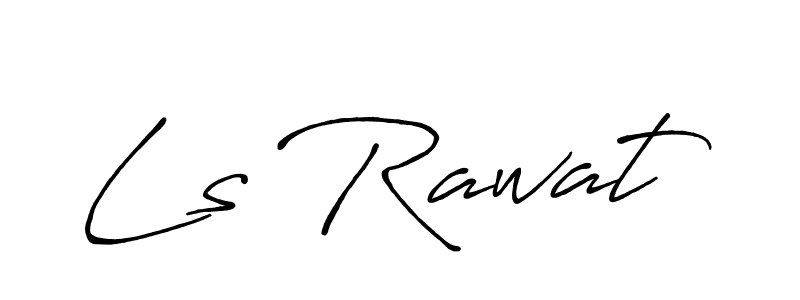 Use a signature maker to create a handwritten signature online. With this signature software, you can design (Antro_Vectra_Bolder) your own signature for name Ls Rawat. Ls Rawat signature style 7 images and pictures png