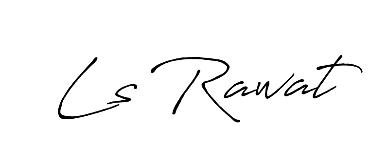 Use a signature maker to create a handwritten signature online. With this signature software, you can design (Antro_Vectra_Bolder) your own signature for name Ls Rawat. Ls Rawat signature style 7 images and pictures png