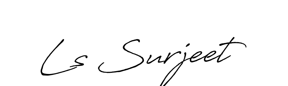 Make a beautiful signature design for name Ls Surjeet. Use this online signature maker to create a handwritten signature for free. Ls Surjeet signature style 7 images and pictures png
