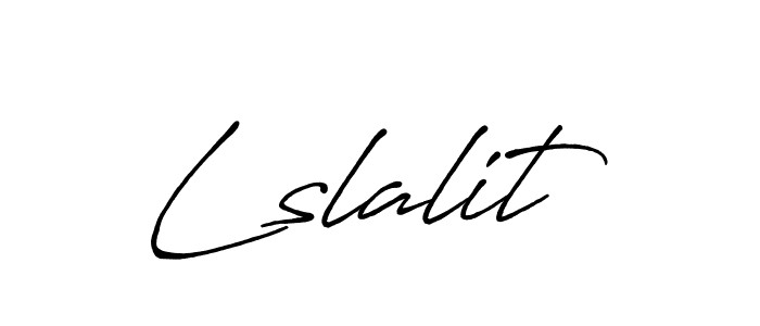 Also You can easily find your signature by using the search form. We will create Lslalit name handwritten signature images for you free of cost using Antro_Vectra_Bolder sign style. Lslalit signature style 7 images and pictures png