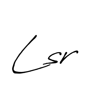 Design your own signature with our free online signature maker. With this signature software, you can create a handwritten (Antro_Vectra_Bolder) signature for name Lsr. Lsr signature style 7 images and pictures png