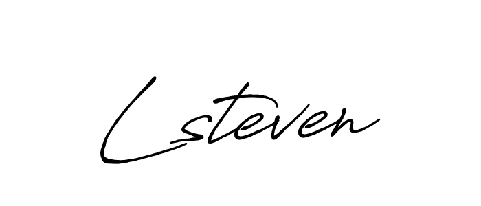 Design your own signature with our free online signature maker. With this signature software, you can create a handwritten (Antro_Vectra_Bolder) signature for name Lsteven. Lsteven signature style 7 images and pictures png