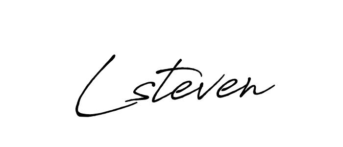 Design your own signature with our free online signature maker. With this signature software, you can create a handwritten (Antro_Vectra_Bolder) signature for name Lsteven. Lsteven signature style 7 images and pictures png