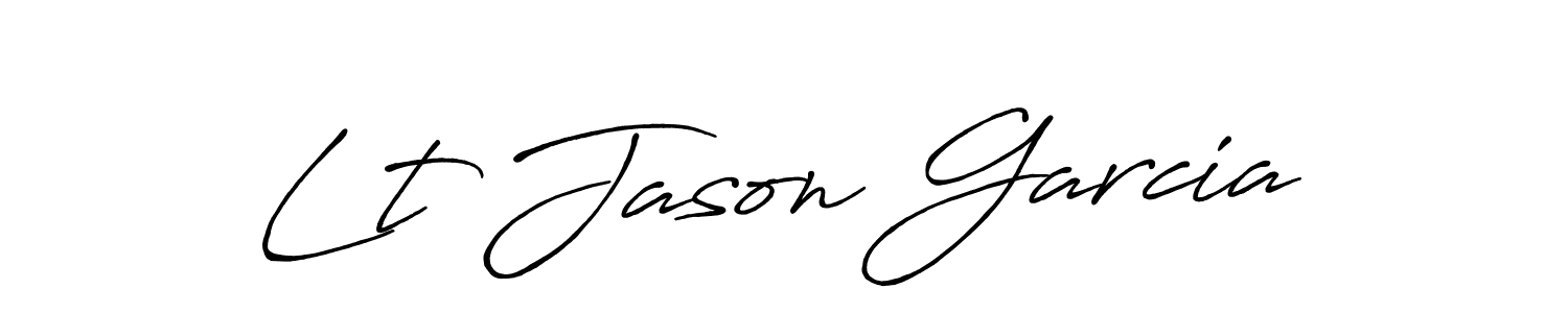 It looks lik you need a new signature style for name Lt Jason Garcia. Design unique handwritten (Antro_Vectra_Bolder) signature with our free signature maker in just a few clicks. Lt Jason Garcia signature style 7 images and pictures png