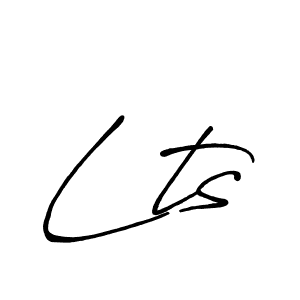 Make a beautiful signature design for name Lts. With this signature (Antro_Vectra_Bolder) style, you can create a handwritten signature for free. Lts signature style 7 images and pictures png
