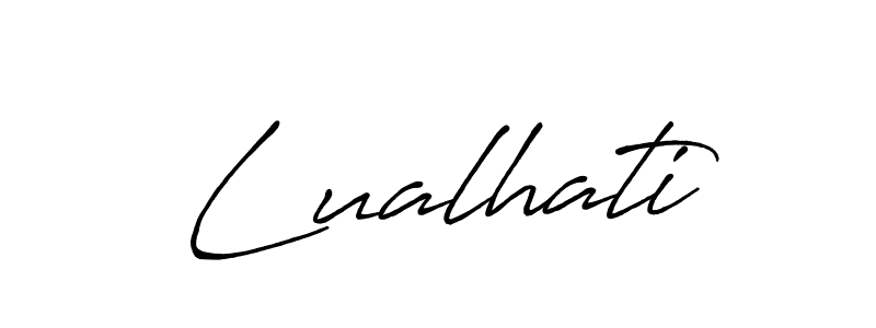 Make a beautiful signature design for name Lualhati. Use this online signature maker to create a handwritten signature for free. Lualhati signature style 7 images and pictures png