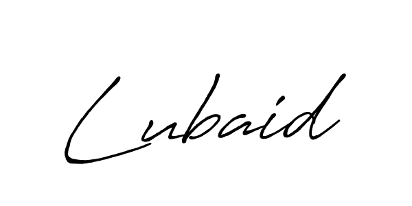 The best way (Antro_Vectra_Bolder) to make a short signature is to pick only two or three words in your name. The name Lubaid include a total of six letters. For converting this name. Lubaid signature style 7 images and pictures png