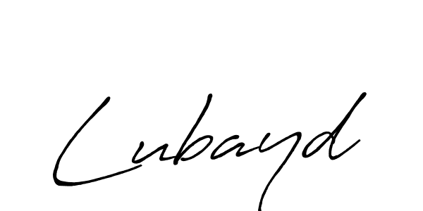 Make a beautiful signature design for name Lubayd. With this signature (Antro_Vectra_Bolder) style, you can create a handwritten signature for free. Lubayd signature style 7 images and pictures png