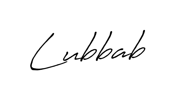 Make a beautiful signature design for name Lubbab. With this signature (Antro_Vectra_Bolder) style, you can create a handwritten signature for free. Lubbab signature style 7 images and pictures png