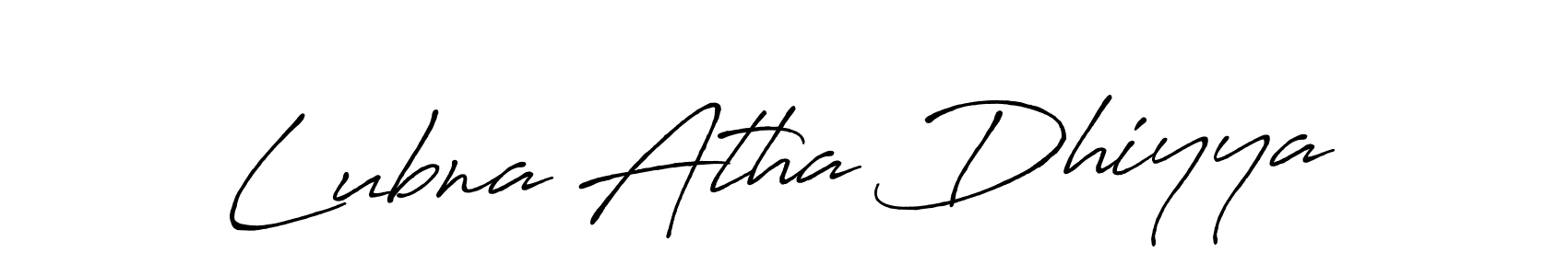 Best and Professional Signature Style for Lubna Atha Dhiyya. Antro_Vectra_Bolder Best Signature Style Collection. Lubna Atha Dhiyya signature style 7 images and pictures png