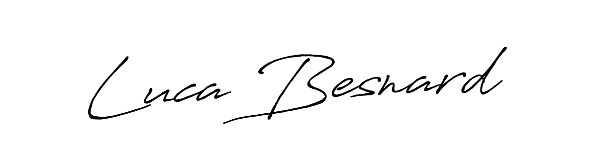 Design your own signature with our free online signature maker. With this signature software, you can create a handwritten (Antro_Vectra_Bolder) signature for name Luca Besnard. Luca Besnard signature style 7 images and pictures png