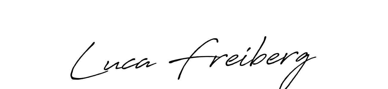 You should practise on your own different ways (Antro_Vectra_Bolder) to write your name (Luca Freiberg) in signature. don't let someone else do it for you. Luca Freiberg signature style 7 images and pictures png