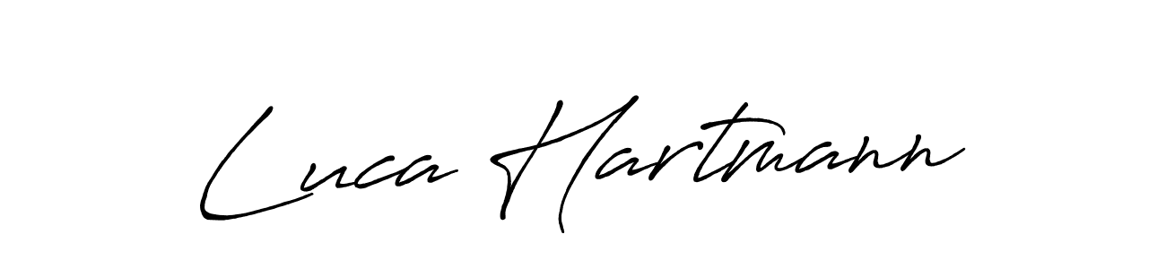 How to make Luca Hartmann signature? Antro_Vectra_Bolder is a professional autograph style. Create handwritten signature for Luca Hartmann name. Luca Hartmann signature style 7 images and pictures png