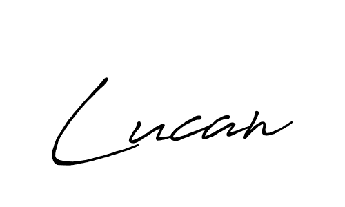 Make a beautiful signature design for name Lucan. With this signature (Antro_Vectra_Bolder) style, you can create a handwritten signature for free. Lucan signature style 7 images and pictures png