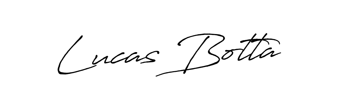 Also You can easily find your signature by using the search form. We will create Lucas Botta name handwritten signature images for you free of cost using Antro_Vectra_Bolder sign style. Lucas Botta signature style 7 images and pictures png