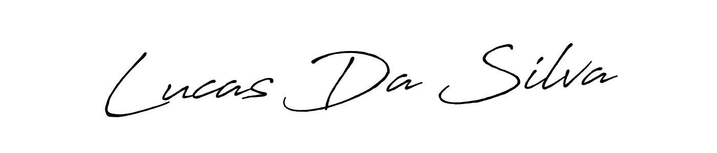 Lucas Da Silva stylish signature style. Best Handwritten Sign (Antro_Vectra_Bolder) for my name. Handwritten Signature Collection Ideas for my name Lucas Da Silva. Lucas Da Silva signature style 7 images and pictures png