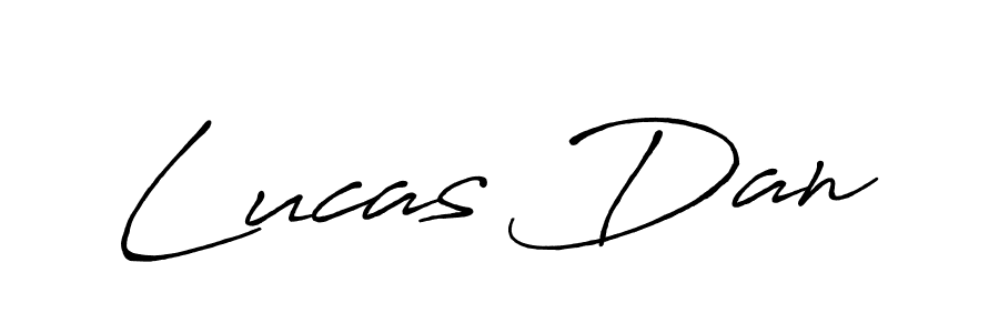 You should practise on your own different ways (Antro_Vectra_Bolder) to write your name (Lucas Dan) in signature. don't let someone else do it for you. Lucas Dan signature style 7 images and pictures png