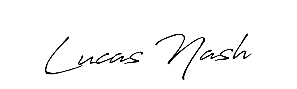 It looks lik you need a new signature style for name Lucas Nash. Design unique handwritten (Antro_Vectra_Bolder) signature with our free signature maker in just a few clicks. Lucas Nash signature style 7 images and pictures png