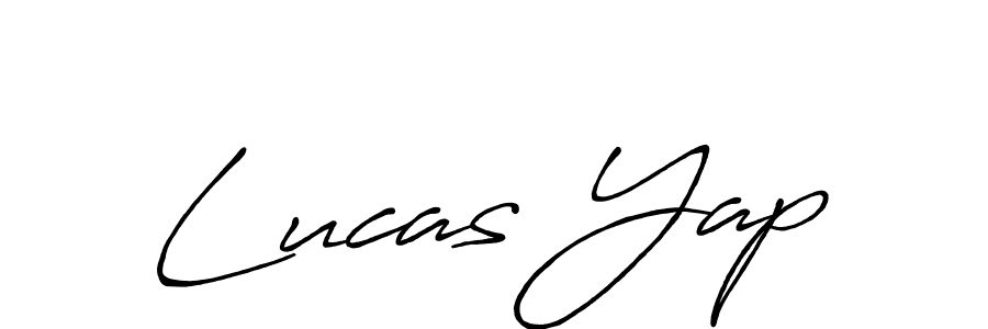 Also You can easily find your signature by using the search form. We will create Lucas Yap name handwritten signature images for you free of cost using Antro_Vectra_Bolder sign style. Lucas Yap signature style 7 images and pictures png