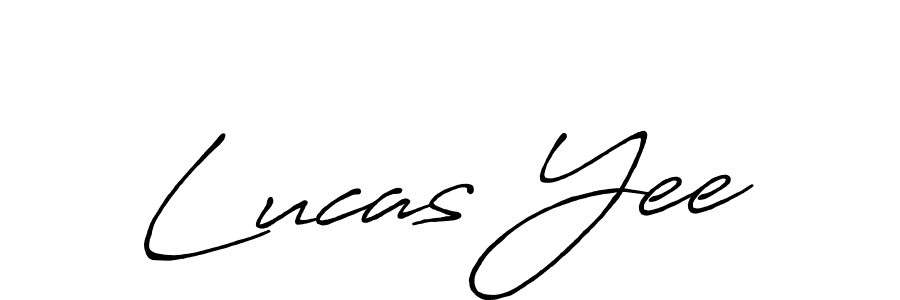 Also You can easily find your signature by using the search form. We will create Lucas Yee name handwritten signature images for you free of cost using Antro_Vectra_Bolder sign style. Lucas Yee signature style 7 images and pictures png