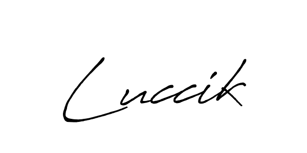 Make a short Luccik signature style. Manage your documents anywhere anytime using Antro_Vectra_Bolder. Create and add eSignatures, submit forms, share and send files easily. Luccik signature style 7 images and pictures png