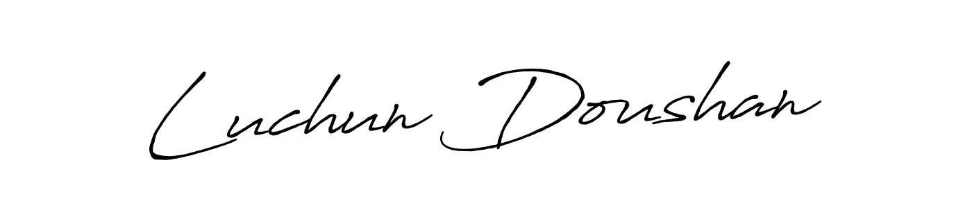 Best and Professional Signature Style for Luchun Doushan. Antro_Vectra_Bolder Best Signature Style Collection. Luchun Doushan signature style 7 images and pictures png