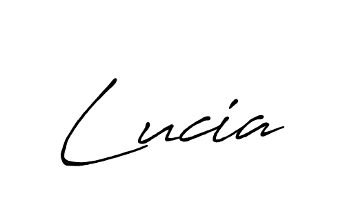 Use a signature maker to create a handwritten signature online. With this signature software, you can design (Antro_Vectra_Bolder) your own signature for name Lucia. Lucia signature style 7 images and pictures png