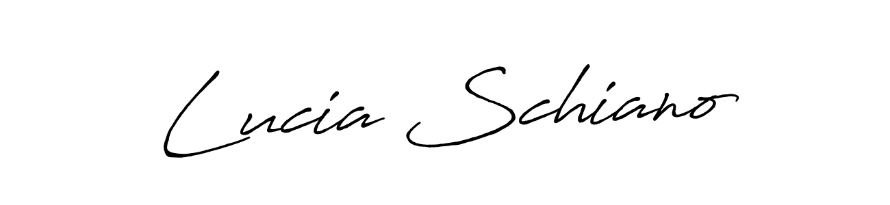 Make a short Lucia Schiano signature style. Manage your documents anywhere anytime using Antro_Vectra_Bolder. Create and add eSignatures, submit forms, share and send files easily. Lucia Schiano signature style 7 images and pictures png