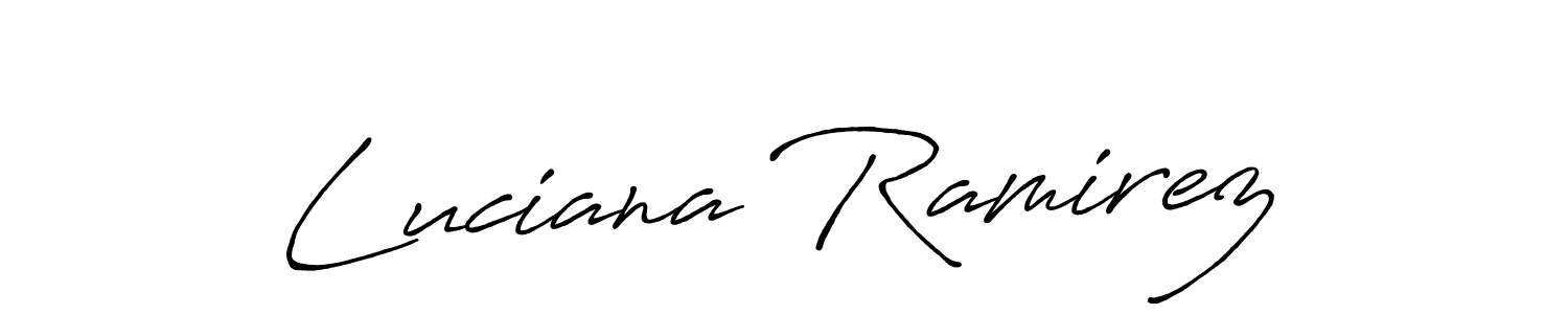Also You can easily find your signature by using the search form. We will create Luciana Ramirez name handwritten signature images for you free of cost using Antro_Vectra_Bolder sign style. Luciana Ramirez signature style 7 images and pictures png