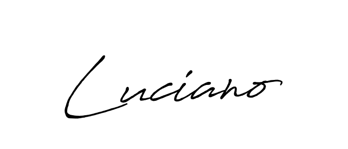 Also we have Luciano name is the best signature style. Create professional handwritten signature collection using Antro_Vectra_Bolder autograph style. Luciano signature style 7 images and pictures png