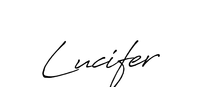 Lucifer stylish signature style. Best Handwritten Sign (Antro_Vectra_Bolder) for my name. Handwritten Signature Collection Ideas for my name Lucifer. Lucifer signature style 7 images and pictures png