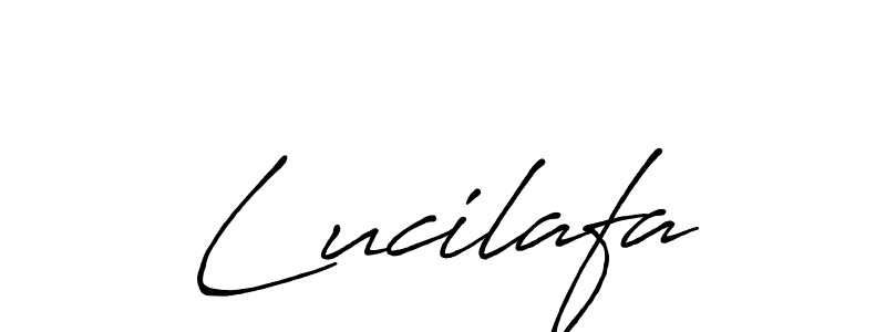 How to make Lucilafa signature? Antro_Vectra_Bolder is a professional autograph style. Create handwritten signature for Lucilafa name. Lucilafa signature style 7 images and pictures png