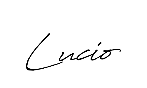 The best way (Antro_Vectra_Bolder) to make a short signature is to pick only two or three words in your name. The name Lucio include a total of six letters. For converting this name. Lucio signature style 7 images and pictures png