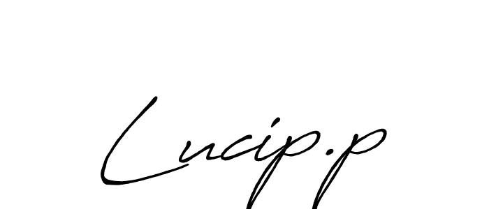 Antro_Vectra_Bolder is a professional signature style that is perfect for those who want to add a touch of class to their signature. It is also a great choice for those who want to make their signature more unique. Get Lucip.p name to fancy signature for free. Lucip.p signature style 7 images and pictures png