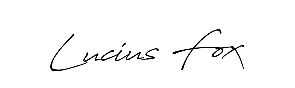 Lucius Fox stylish signature style. Best Handwritten Sign (Antro_Vectra_Bolder) for my name. Handwritten Signature Collection Ideas for my name Lucius Fox. Lucius Fox signature style 7 images and pictures png