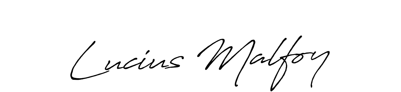 Also we have Lucius Malfoy name is the best signature style. Create professional handwritten signature collection using Antro_Vectra_Bolder autograph style. Lucius Malfoy signature style 7 images and pictures png