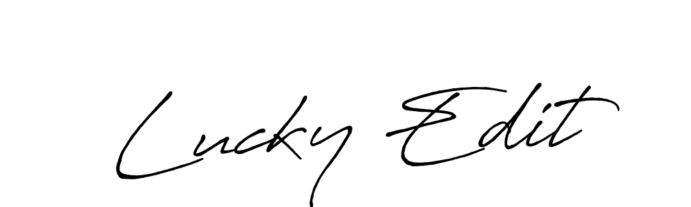 This is the best signature style for the Lucky Edit name. Also you like these signature font (Antro_Vectra_Bolder). Mix name signature. Lucky Edit signature style 7 images and pictures png