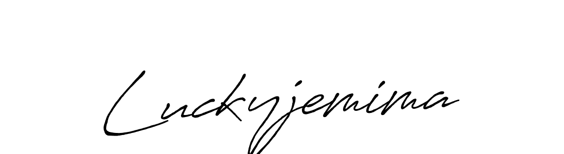 Make a short Luckyjemima signature style. Manage your documents anywhere anytime using Antro_Vectra_Bolder. Create and add eSignatures, submit forms, share and send files easily. Luckyjemima signature style 7 images and pictures png