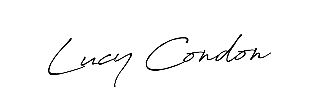 Also You can easily find your signature by using the search form. We will create Lucy Condon name handwritten signature images for you free of cost using Antro_Vectra_Bolder sign style. Lucy Condon signature style 7 images and pictures png