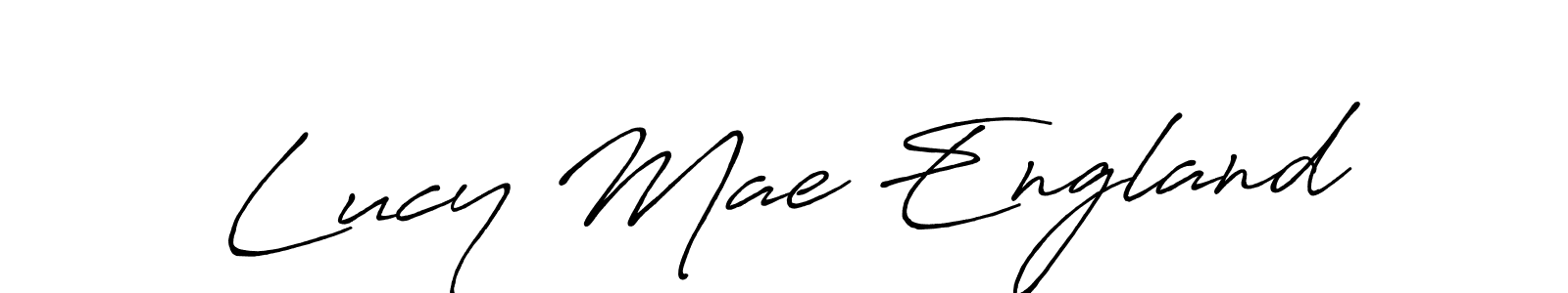 Also You can easily find your signature by using the search form. We will create Lucy Mae England name handwritten signature images for you free of cost using Antro_Vectra_Bolder sign style. Lucy Mae England signature style 7 images and pictures png