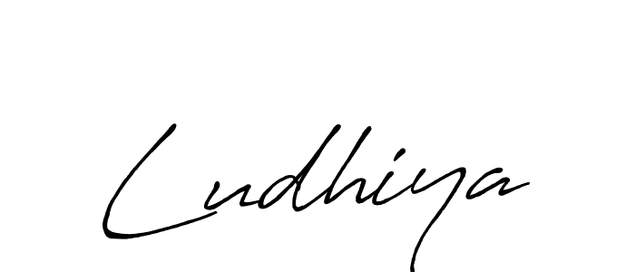Also we have Ludhiya name is the best signature style. Create professional handwritten signature collection using Antro_Vectra_Bolder autograph style. Ludhiya signature style 7 images and pictures png