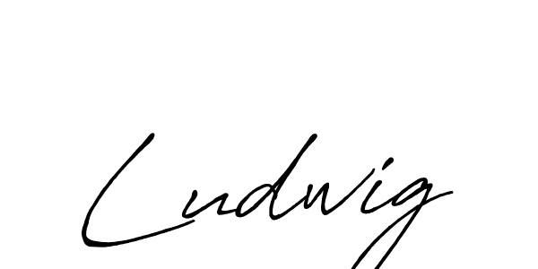 How to make Ludwig name signature. Use Antro_Vectra_Bolder style for creating short signs online. This is the latest handwritten sign. Ludwig signature style 7 images and pictures png